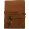 Vintage Sailor Leather Journal with Compass Rose and Key